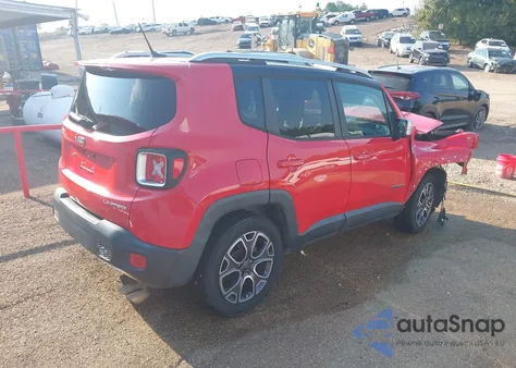 2016 Jeep Renegade Limited из США, поврежденный, VIN ZACCJADT6GPC84744